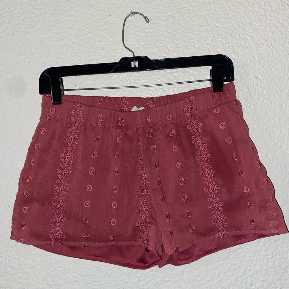 LA HEARTS Textured Shorts